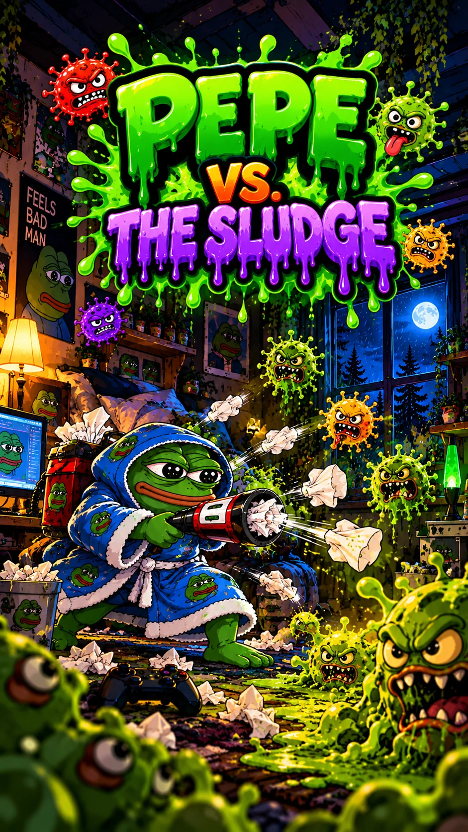Pepe vs. The Sludge